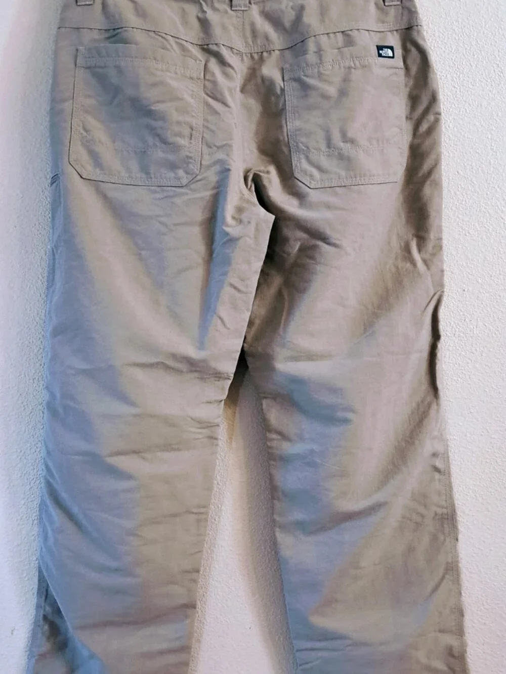 North Face Trail Utility  Hiking Outdoor Pants Size 34x28 Khaki travel gorpcore